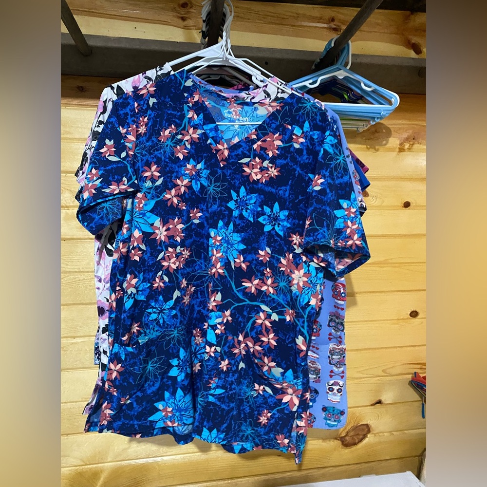 Butter soft scrub top